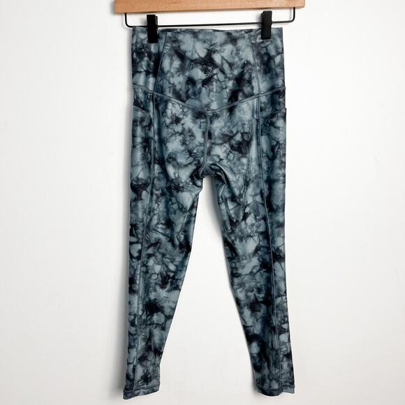 Athleta Salutation Stash Pocket II Printed 7/8 Tight XS Legging Yoga Tie Dye - Picture 5 of 13